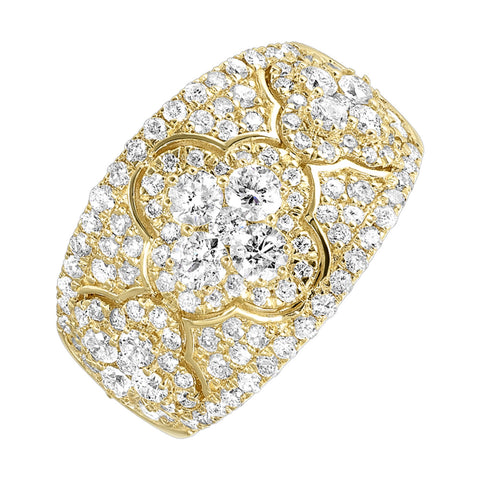 14K Yellow Gold Diamond Fashion Ring (1.50CTW)
