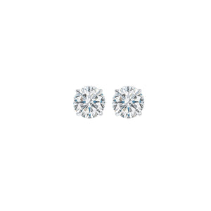 .33 CTW Diamond Studs set in 14K White Gold- Signature Studs Collection