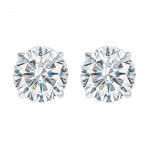 .33 CTW Diamond Studs Set in 14K White Gold- Added Value Collection