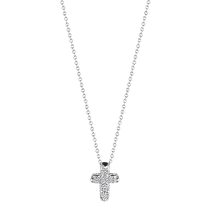 Verragio Small Diamond Cross 18K White Gold (0.10CTW)