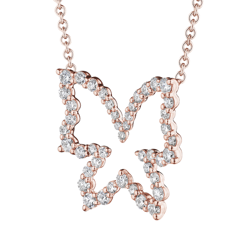Verragio Veritage Diamond Butterfly Pendant 18K Gold (0.55CTW)
