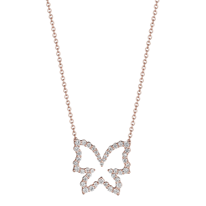 Verragio Veritage Diamond Butterfly Pendant 18K Gold (0.55CTW)