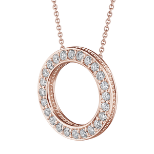 Verragio Veritage Diamond Circle Pendant 18K White Gold (0.30CTW)