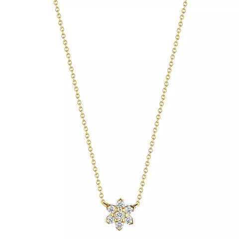 Verragio Veritage Mini Star Diamond Station Pendant 18K Gold (0.10CTW)