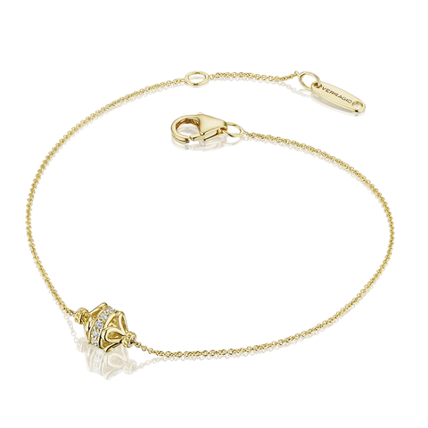Verragio Reverie Tiara Diamond Rondelle Bracelet 18K Yellow Gold