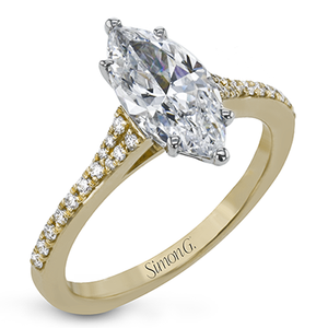 Simon G. Marquise Cut Engagement Ring Setting (0.16CTW)