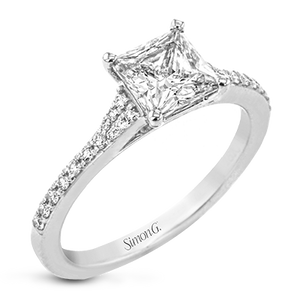 Simon G. Marquise Cut Engagement Ring Setting (0.16CTW)