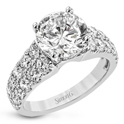 Simon G. Round Cut Engagement Ring Setting (1.50CTW)