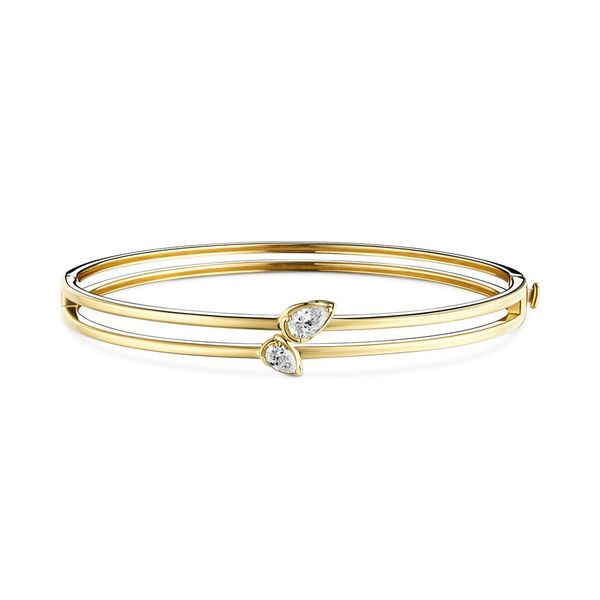 Double Row Bracelet in 18K Yellow Gold