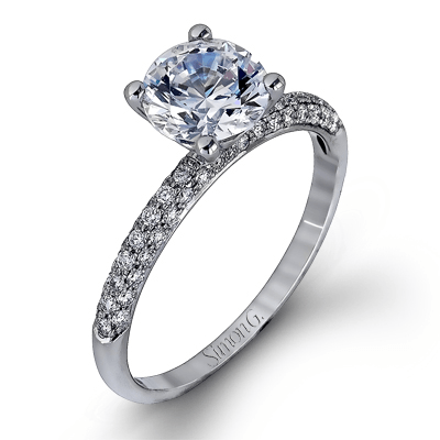 Simon G. Round Cut Engagement Ring Setting (0.29CTW)