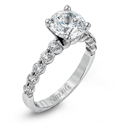 Simon G. Round Cut Engagement Ring Setting (1.19CTW)