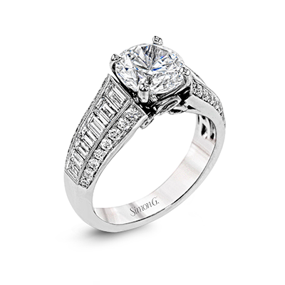 Simon G. Round Cut Engagement Ring Setting (1.33CTW)