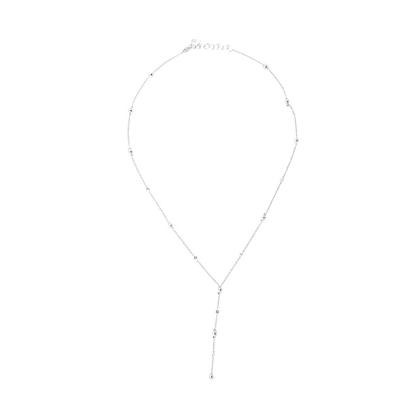 Silver Diamond 1/8Ctw Necklace