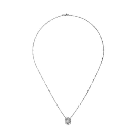 18Kt White Gold Diamond 1 5/8Ctw Necklace