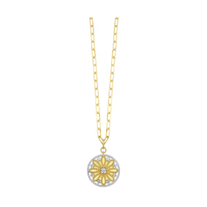 14Kt Yellow Gold Diamond 1/3Ctw Necklace