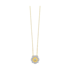 14Kt Yellow Gold Diamond 1/3Ctw Necklace