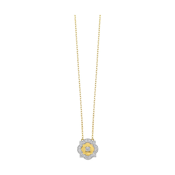 14Kt Yellow Gold Diamond 1/3Ctw Necklace