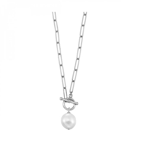 Silver Pearl Necklace