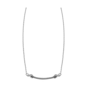 Silver Diamond 1/6Ctw Necklace