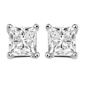 14kw prong diamond studs 1 1/4ct, fr1223-4wd