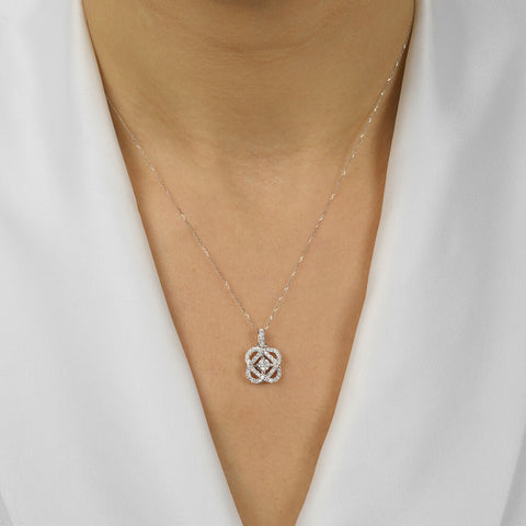 Love's Crossing Diamond Pendant (.50 ctw)