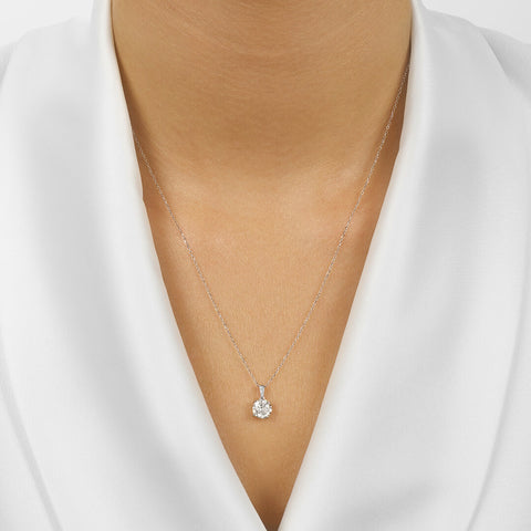 1ct Diamond Solitaire Pendant