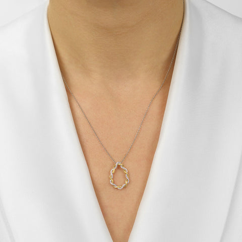 Teardrop Twist Pendant