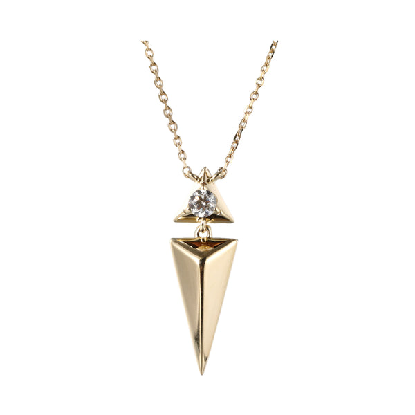 14Kt Yellow Gold Diamond 1/12Ctw Pendant