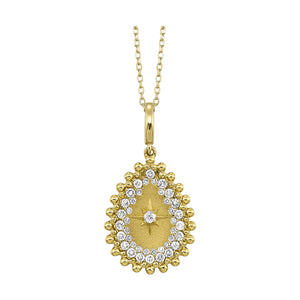 14Kt Yellow Gold Diamond 1/2Ctw Pendant