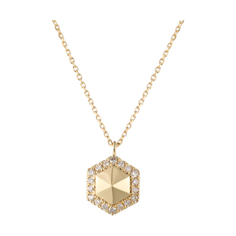 14Kt Yellow Gold Diamond 1/8Ctw Pendant