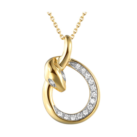 14Kt Yellow Gold Diamond 1/8Ctw Pendant