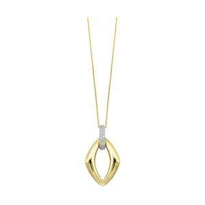 14Kt Yellow Gold Diamond 1/4Ctw Pendant