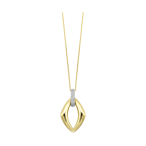 14Kt Yellow Gold Diamond 1/4Ctw Pendant