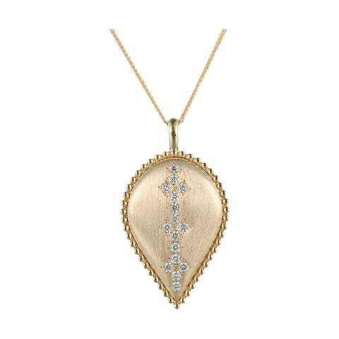 14Kt Yellow Gold Diamond 1/4Ctw Pendant