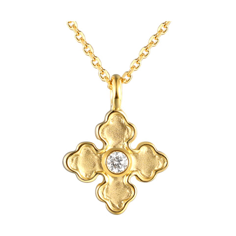 14Kt Yellow Gold Diamond 1/50Ctw Pendant