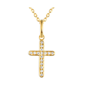 14Kt Yellow Gold Diamond 1/20Ctw Pendant