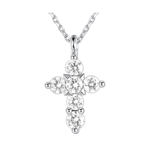 14Kt White Gold Diamond 1/3Ctw Pendant