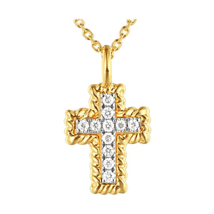 14Kt Yellow Gold Diamond 1/20Ctw Pendant