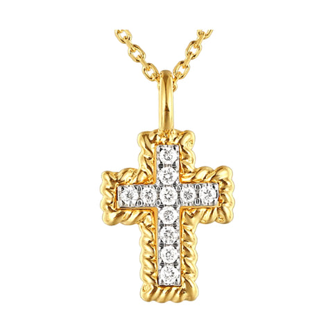 14Kt Yellow Gold Diamond 1/20Ctw Pendant