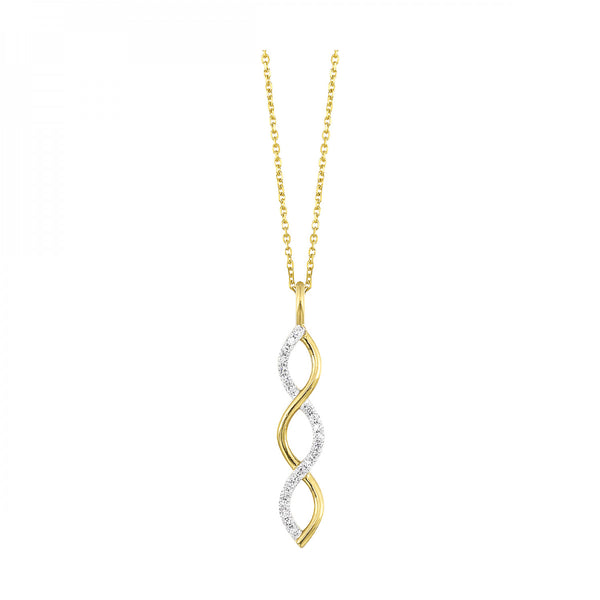 Gold Diamond Pendant