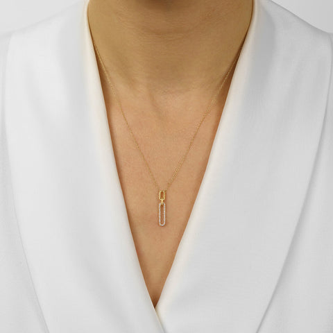 Yellow Gold Diamond Pendant