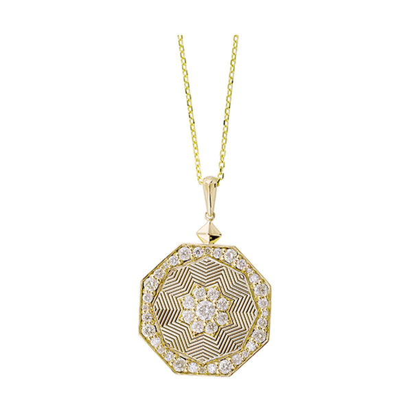 14Kt Yellow Gold Diamond 5/8Ctw Pendant