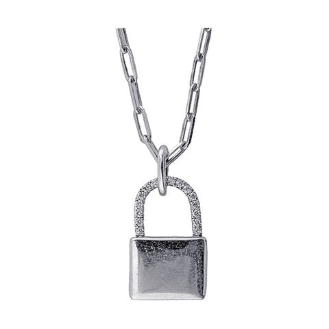 Silver Diamond 1/10Ctw Pendant