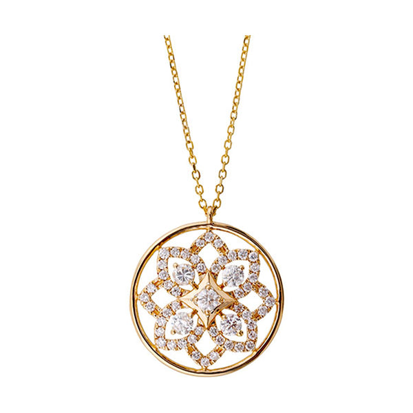 14Kt Yellow Gold Diamond 1/2Ctw Pendant