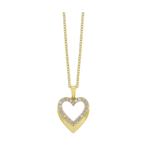 14Kt Yellow Gold Diamond 1/5Ctw Pendant