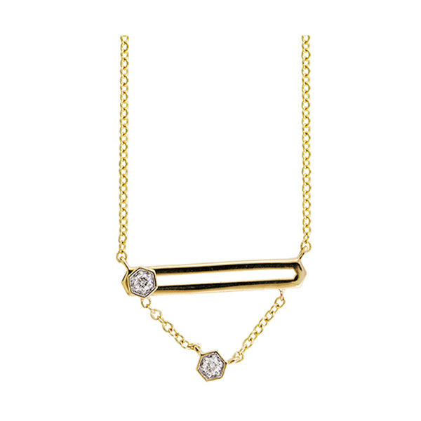 14Kt Yellow Gold Diamond 1/20Ctw Pendant