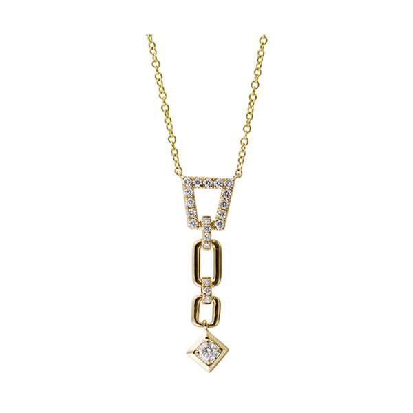 14Kt Yellow Gold Diamond 1/4Ctw Pendant