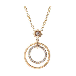 14Kt Yellow Gold Diamond 1/4Ctw Pendant