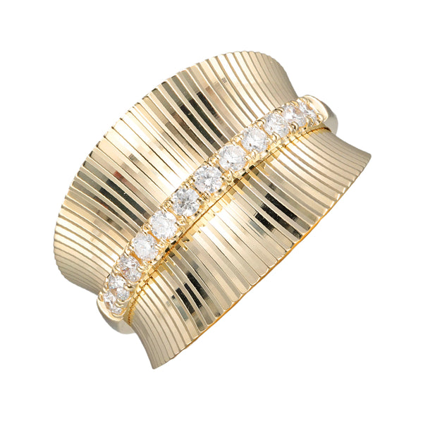 14Kt Yellow Gold Diamond 1/3Ctw Ring