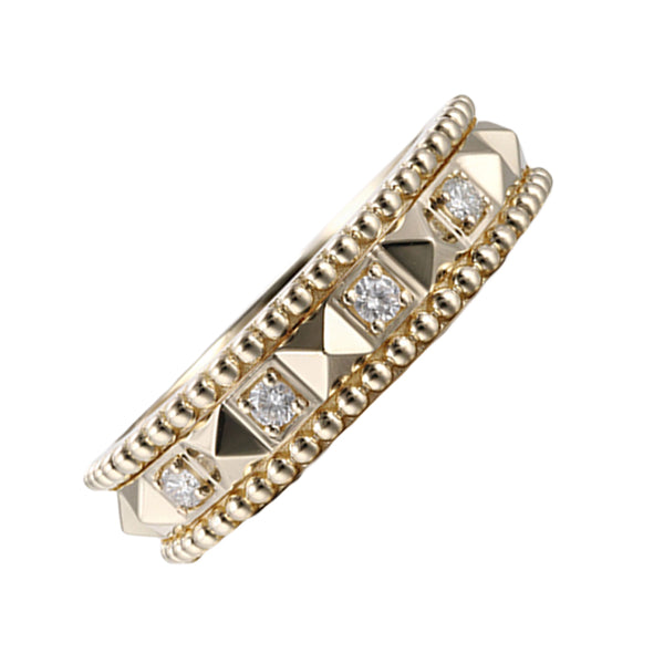 14Kt Yellow Gold Diamond 1/10Ctw Ring